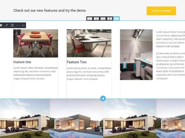 Simvoly website builder container