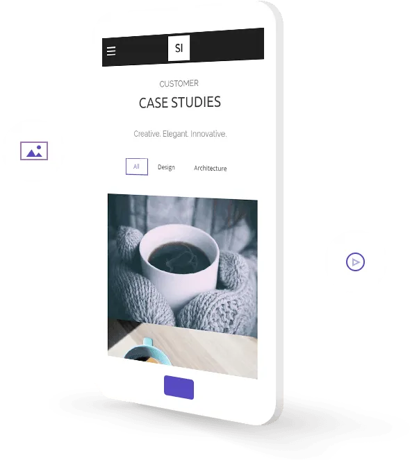Simvoly mobile responsive website templates