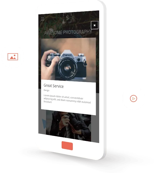 Simvoly mobile responsive website templates