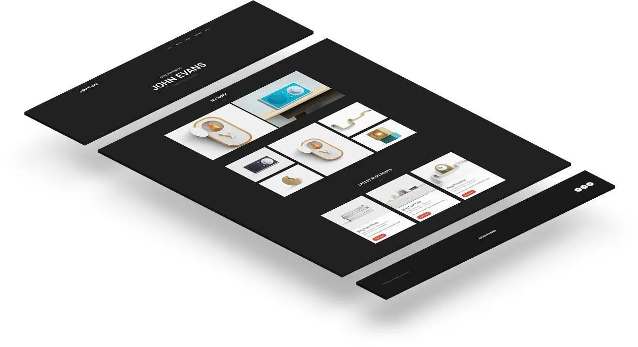 Simvoly portfolio template